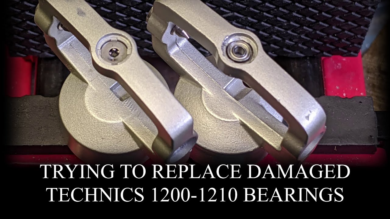 How I replaced damaged bearings on a Technics 1200-1210 turntable.