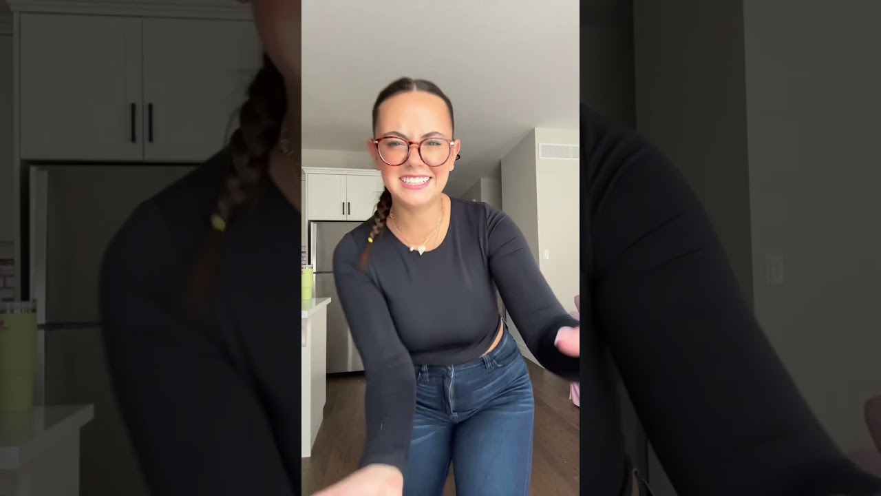Trying on all my jeans (full video on my channel) #girls #shorts #relatable