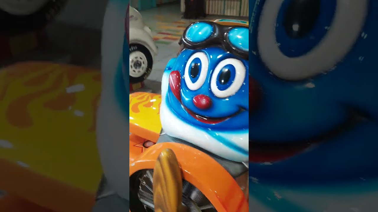 tecway avioncito con juego kiddie ride en el happyland de mall plaza egaña (mega raro)