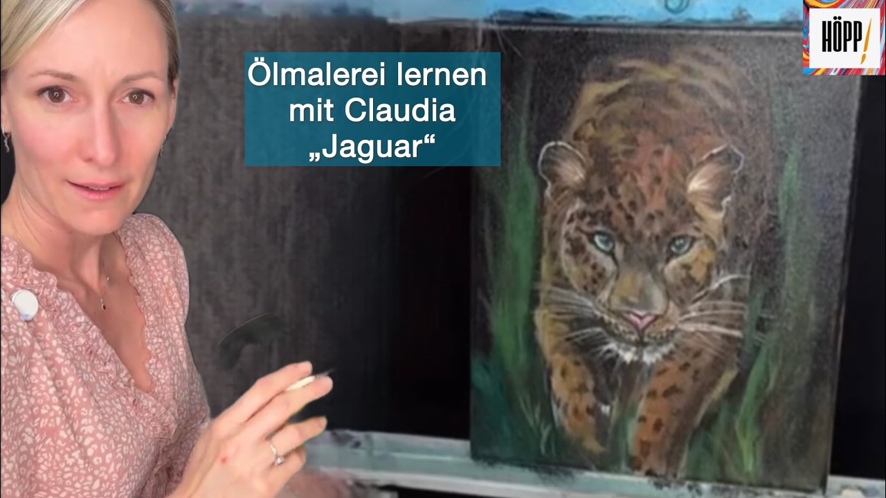 Ölmalerei lernen mit Claudia | Bob Ross® Tiermalerei 