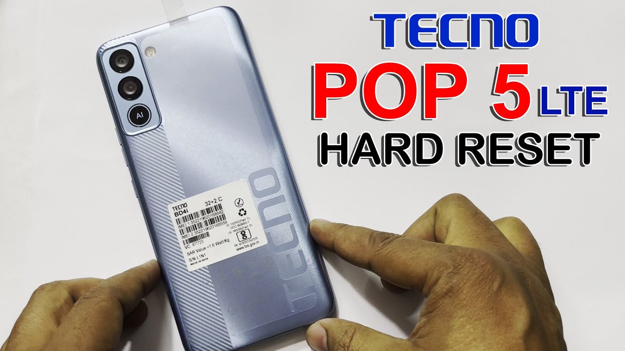 Tecno POP 5 LTE (BD4i) SCREEN UNLOCK | FACTORY RESET | FINGERPRINT LOCK REMOVE🔥🔥🔥