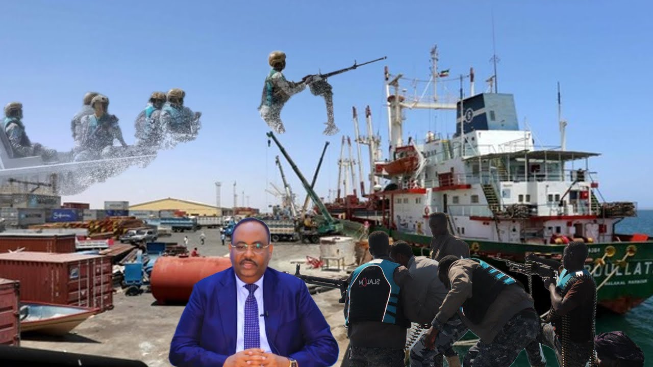 Madaxweynaha Puntland Oo gaaray Dakada Boosaaso iyo markabkii hubka waday oo soo gaaray.