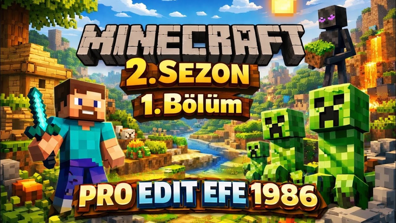 Minecraft Survival 2. Sezon Başladı! | Sıfırdan Yeni Macera (1. Bölüm)