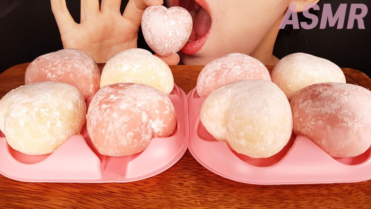 ASMR ICE CREAM MOCHI 아이스크림 모찌 먹방 MUKBANG (EATING SOUNDS) NO TALKING 咀嚼音