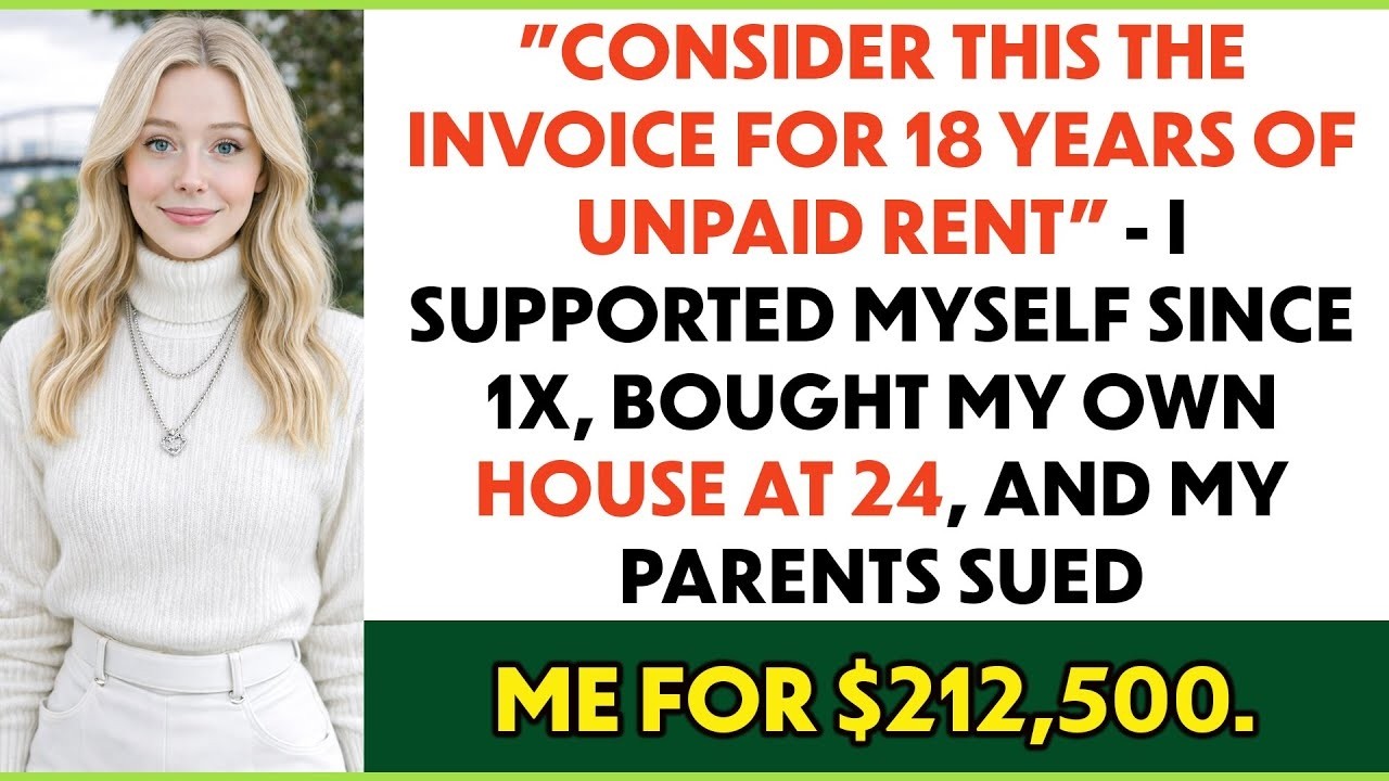 Supported Myself Since I Was 1X, Never Took A Cent From My Family, And They Sued Me For $212k...