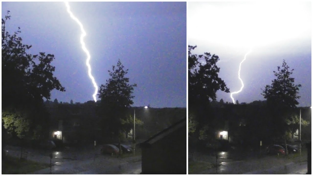 Prachtig onweer in Papendrecht! - 6 juli 2017