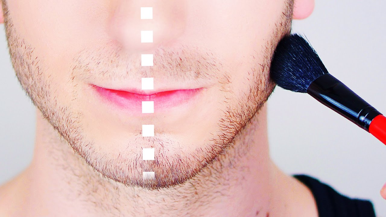 Fake a Thicker Beard // Male Makeup