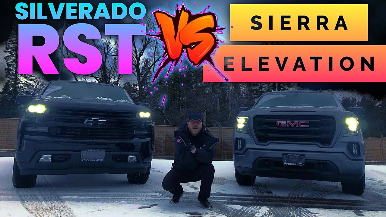В чем разница между GMC Sierra Elevation и Chevrolet Silverado RST?