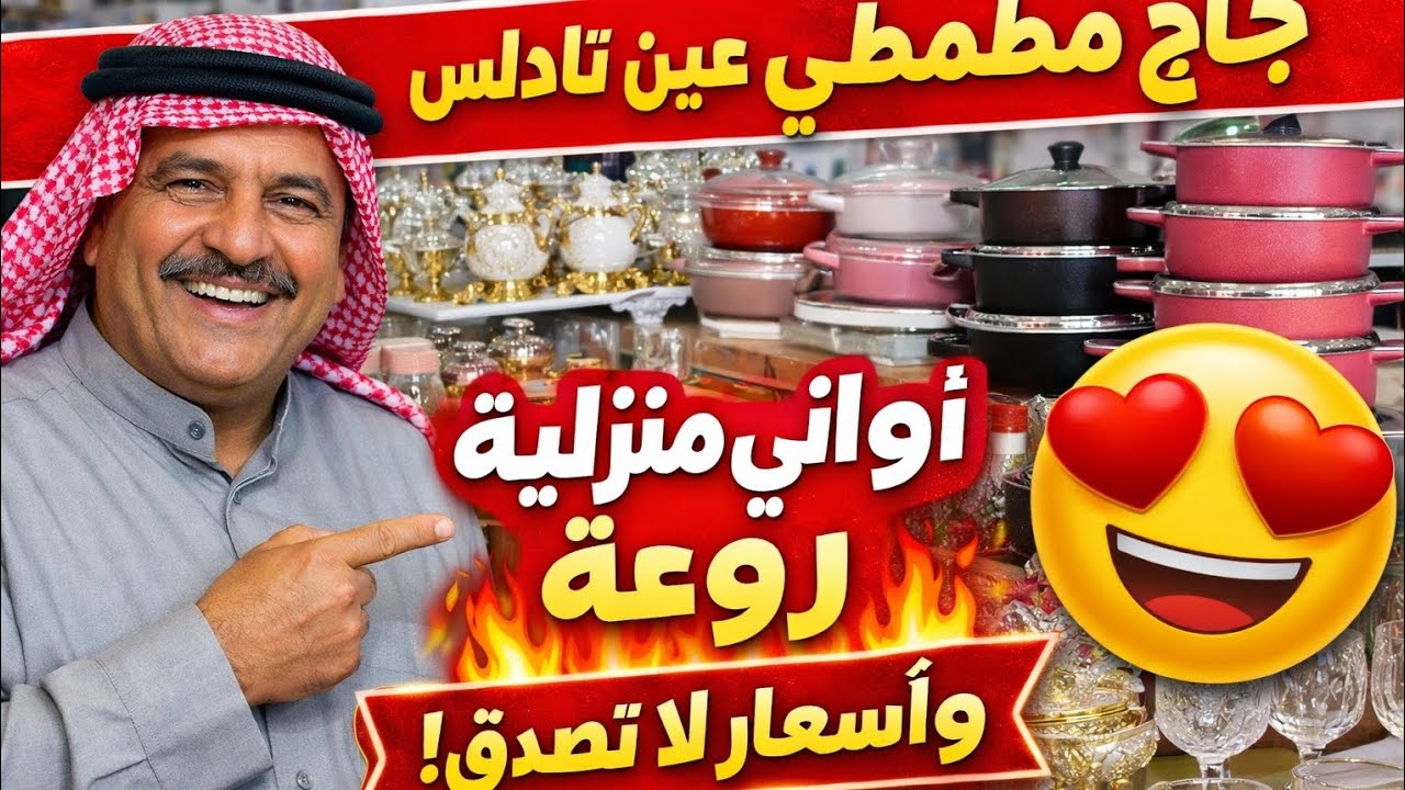 🔥 محل حاج مطماطي عين تادلس | أواني منزلية روعة وأسعار لا تصدق 😍