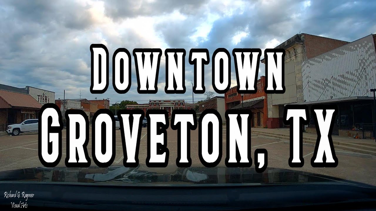 Driving Downtown Groveton, TX (Dash Cam)