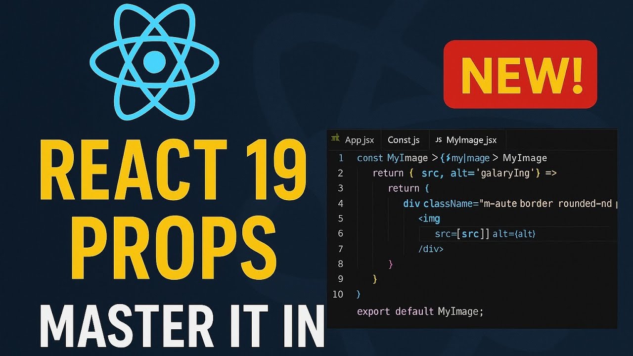 React 19 Props Explained | Master in React Props in the Easy Way!