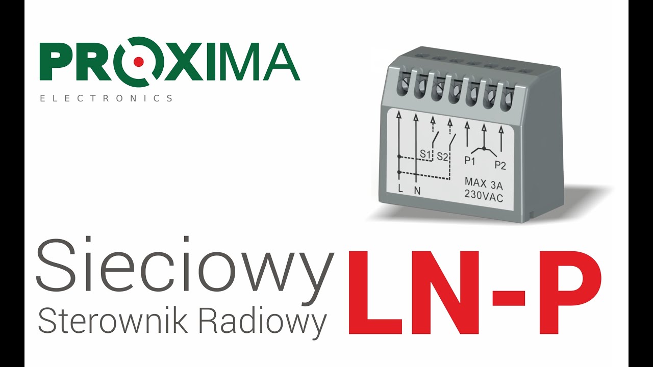 Sieciowy sterownik radiowy LN-P firmy Proxima