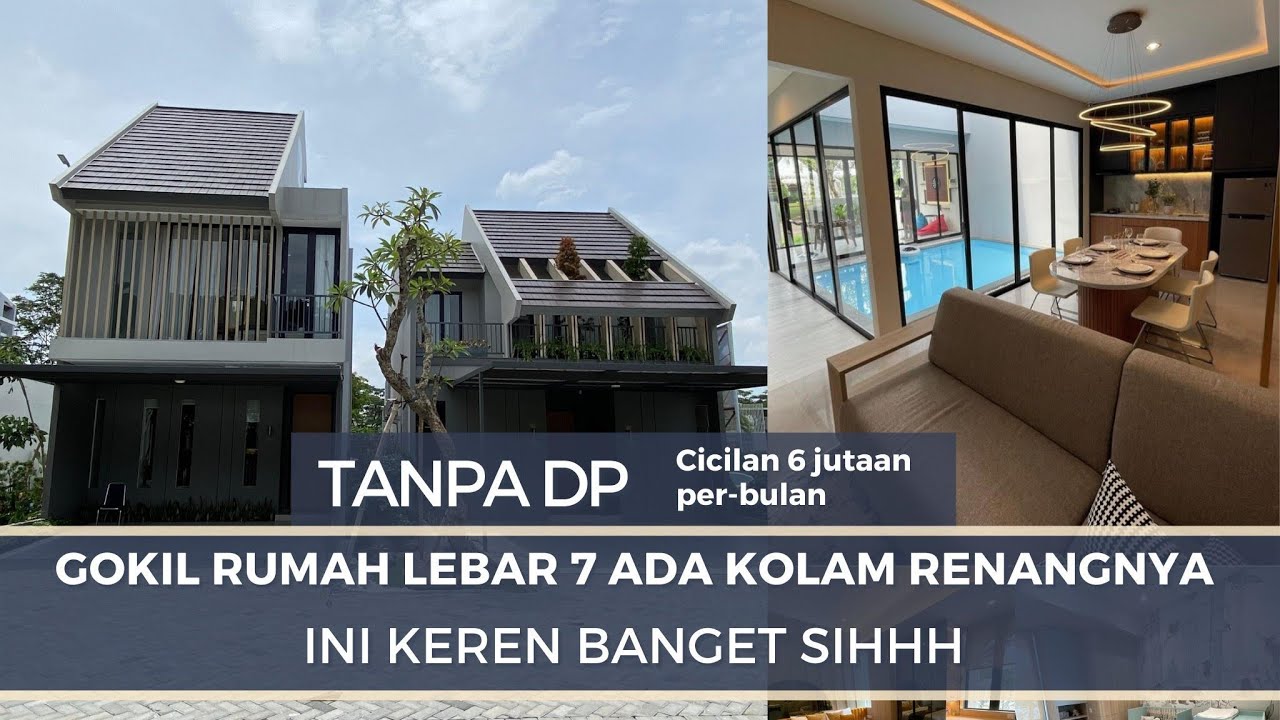 LINKTOWN BEKASI | RUMAH KEREN TANPA DP DI BEKASI (15MENIT DARI JAKARTA) | ADA KOLAM RENANGNYA LOH