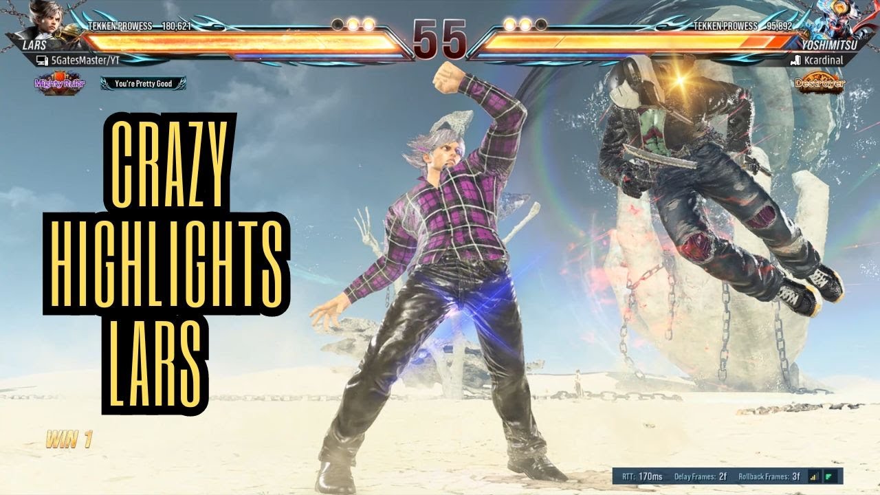 Lars Crazy Highlights  Tekken 8 Rank matches Road to Raijin