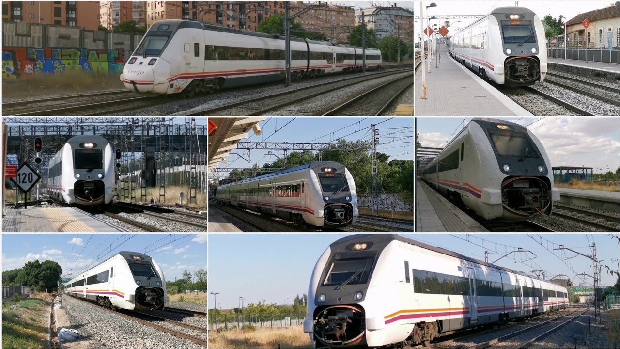 Trenes de pasajeros RENFE 449 TEMD CAF  tracción Mitsubishi y 599 TDMD CAF ~ Middle Distance trains