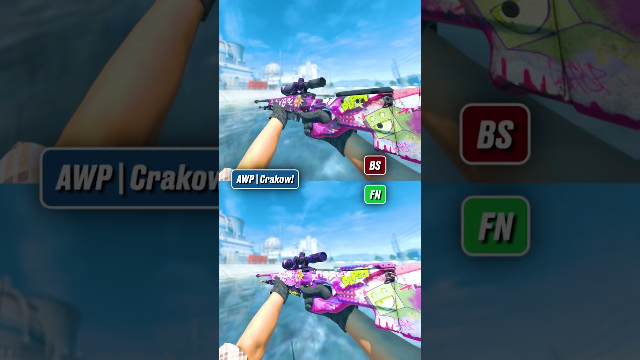 Скины FN и BS в CS2 &mdash; заметите разницу? 👀💸