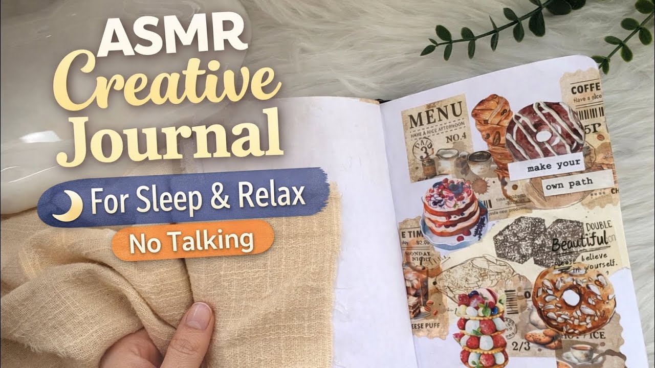 ASMR Journaling | Creative Journal Aesthetic for Relaxation & Sleep