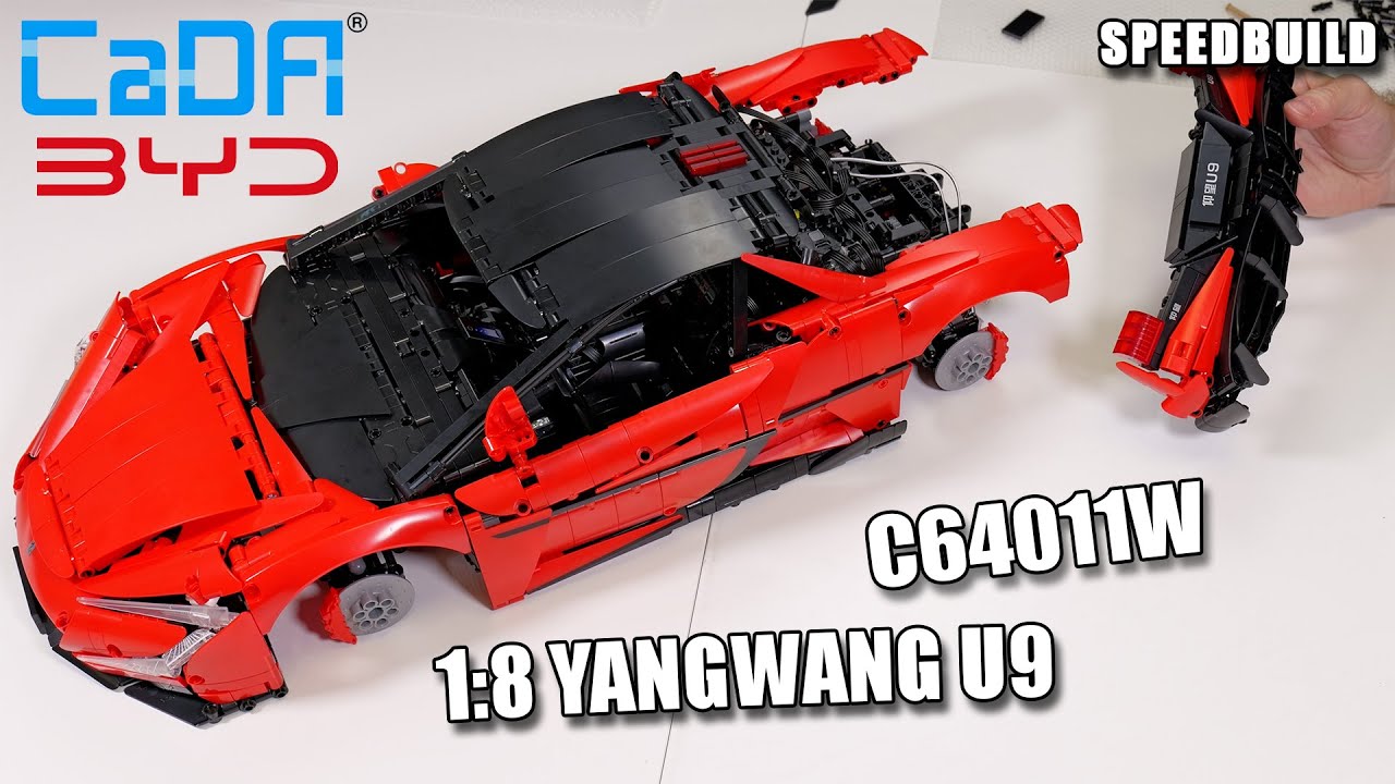 CADA BYD 1:8 Yangwang U9 Speedbuild | Cada C64011W Showcase | CaDA 2025 | RC Super Sport Dancing Car