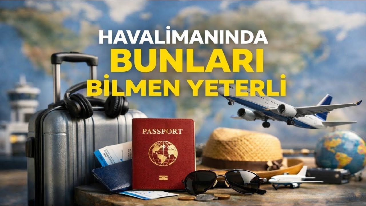 Havalimanında En Çok Sorulan İngilizce Sorular (İlk Yurtdışı Deneyimim) ✈️