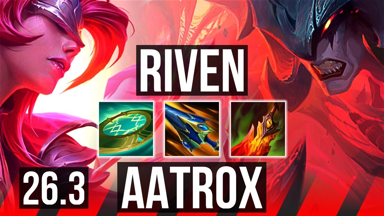 RIVEN vs AATROX (TOP) | Good KDA: 10/1/2 | KR Master | 26.3