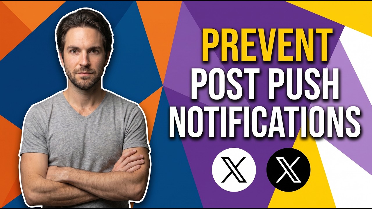 Как отключить push-уведомления о новых постах в X.com / Twitter [Краткое руководство]