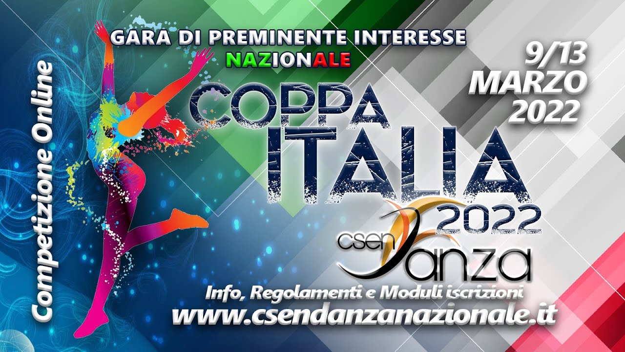 COPPA ITALIA 2022 DANZE COREOGRAFICHE