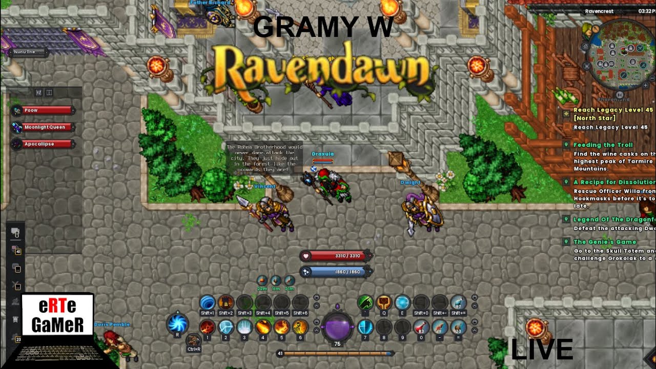Leniwa sobota w Ravendawn  - expimy po patch 1.0.5.5 :D #Ravendawn #live #eRTeGaMeR