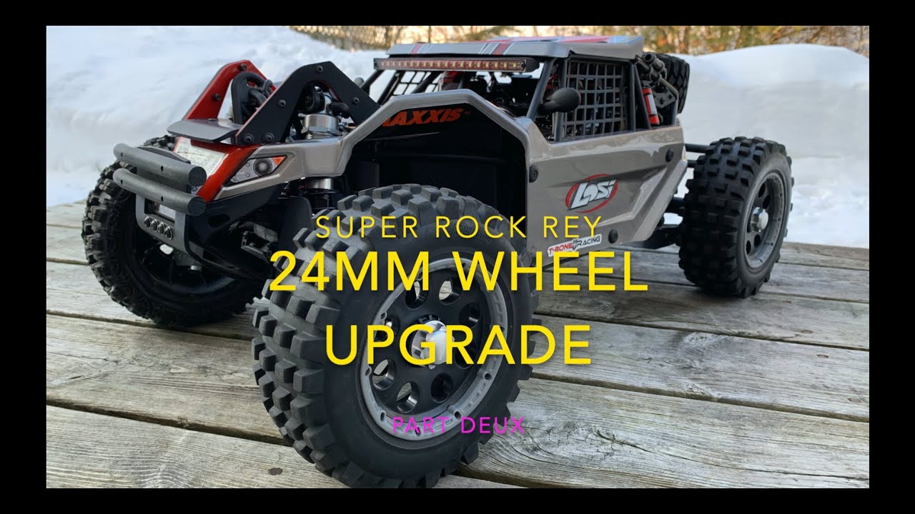 Losi Super Rock Rey 1/5 Conversion - Part Two (Proline Trenchers, Clone Hostile MXT)
