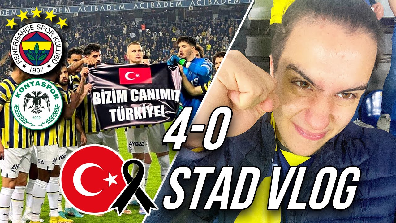 Выздоравливай, Турция! 🇹🇷 // ЭТО БЫЛ НЕ ТРУДНЫЙ МАТЧ // Фенербахче - Коньяспор 4:0 ВЛОГ @dogannisik
