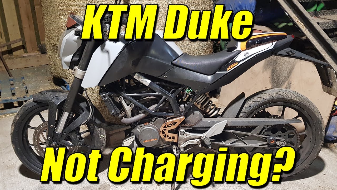 KTM Duke 125 - Battery not charging, Diagnosis and repair!