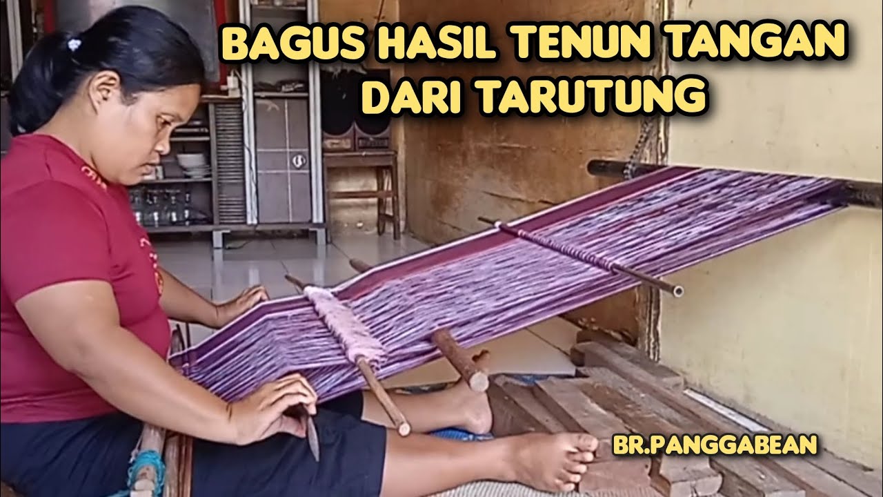 Pengrajin Tenun Ulos Tarutung Asli #tenun #tarutung #batak