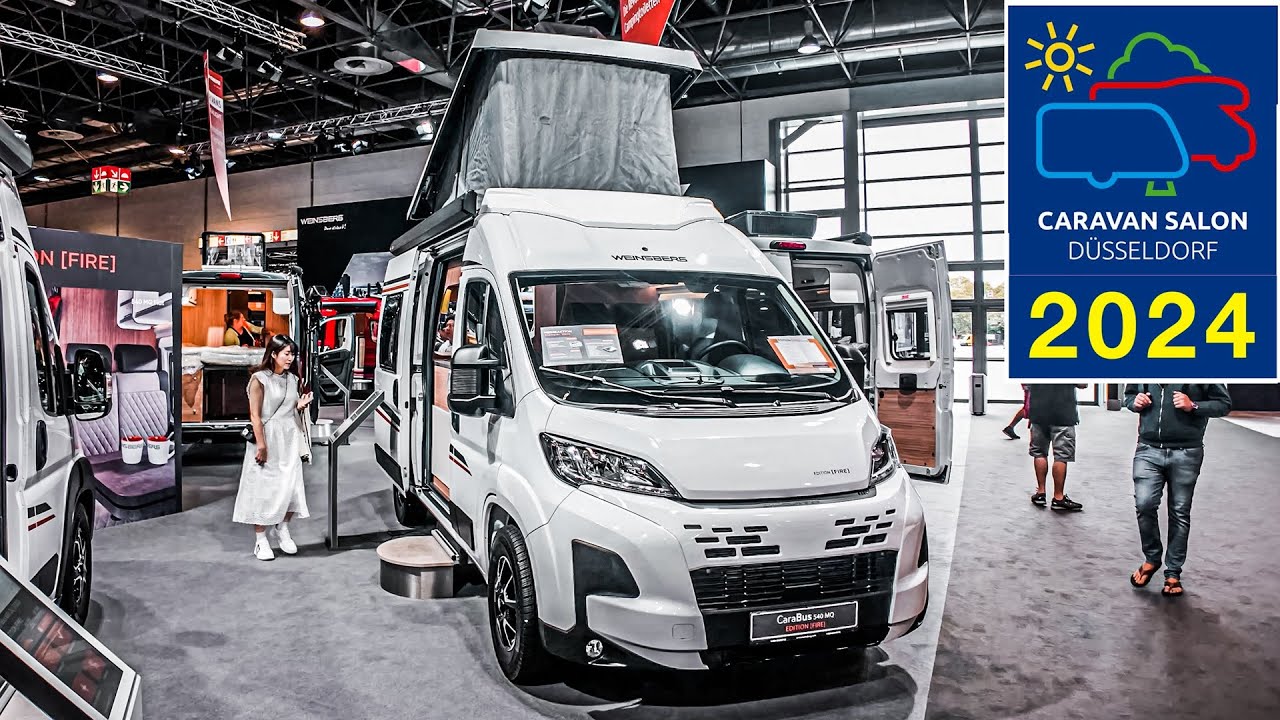 WEINSBERG CARABUS 540 MQ EDITION FIRE 2025 FIAT DUCATO CAMPERVAN CARAVAN SALON 2024 DUSSELDORF