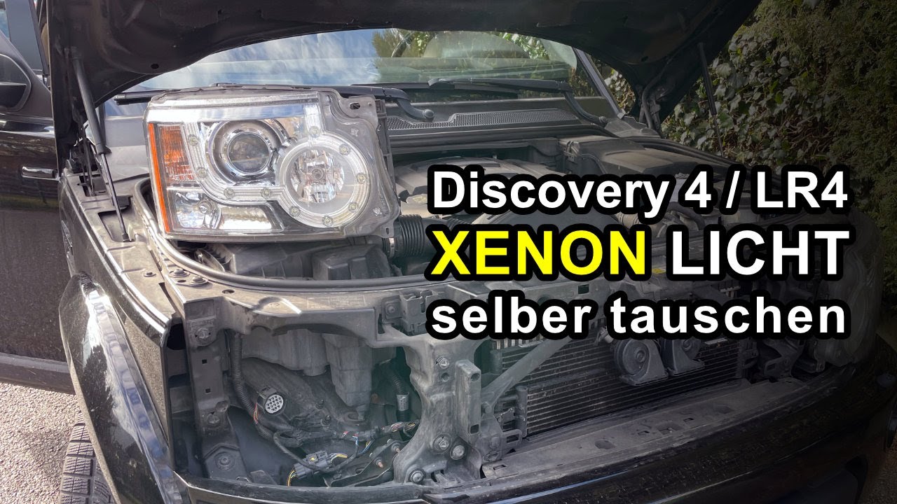 Xenon Licht 💡 Land Rover Discovery 4 / LR4  tauschen 🧑🏻‍🔧 Abblendlicht & Scheinwerfer reparieren