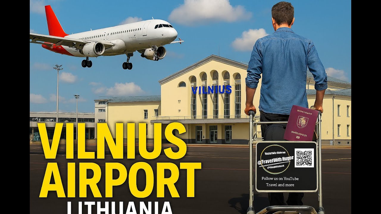 🇱🇹 Vilnius airport departures walking video @TravelwithHugoF#vilnius #airport #lithuania