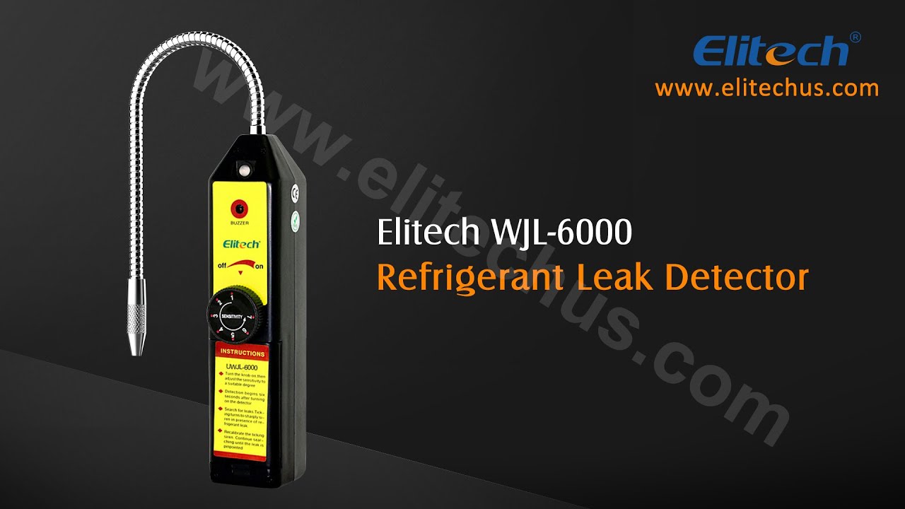 Elitech WJL-6000 Freon Leak Detector Halogen Leak Detector Refrigerant Gas Leakage Tester