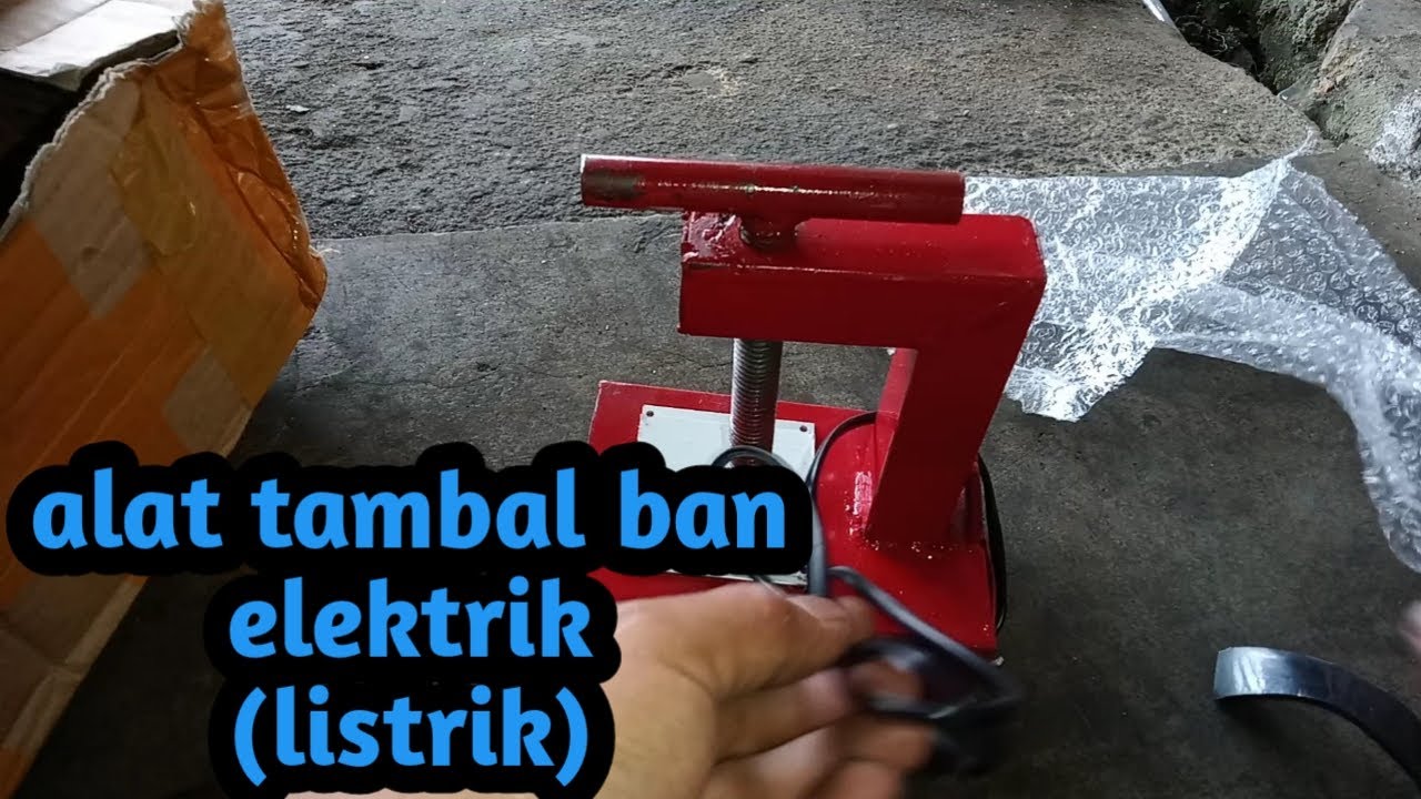 unboxing dan test alat tambal ban elektrik (tambal ban listrik)