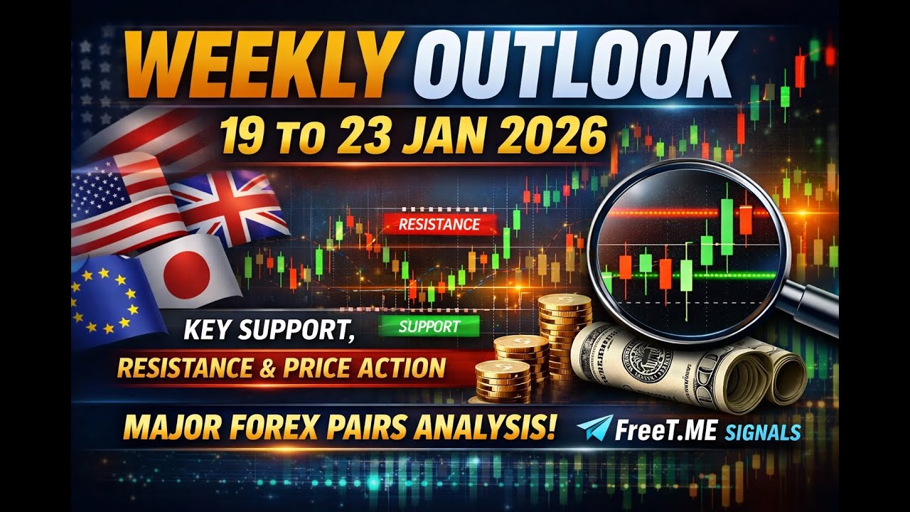 EURUSD Weekly Outlook 19 TO 23 JAN 2026 : Key Support, Resistance & Price Action | FreeT.ME Signals