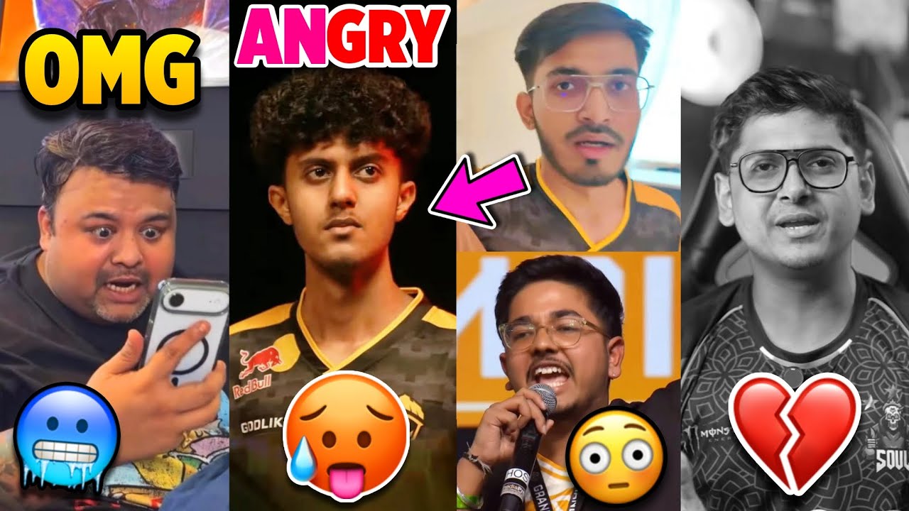 Live Gone WRONG🥶 All SHOCKED Reaction😳 Godlike support S8UL,8Bit Goldy,Admino Gaming,Tx Sarang,BGMI