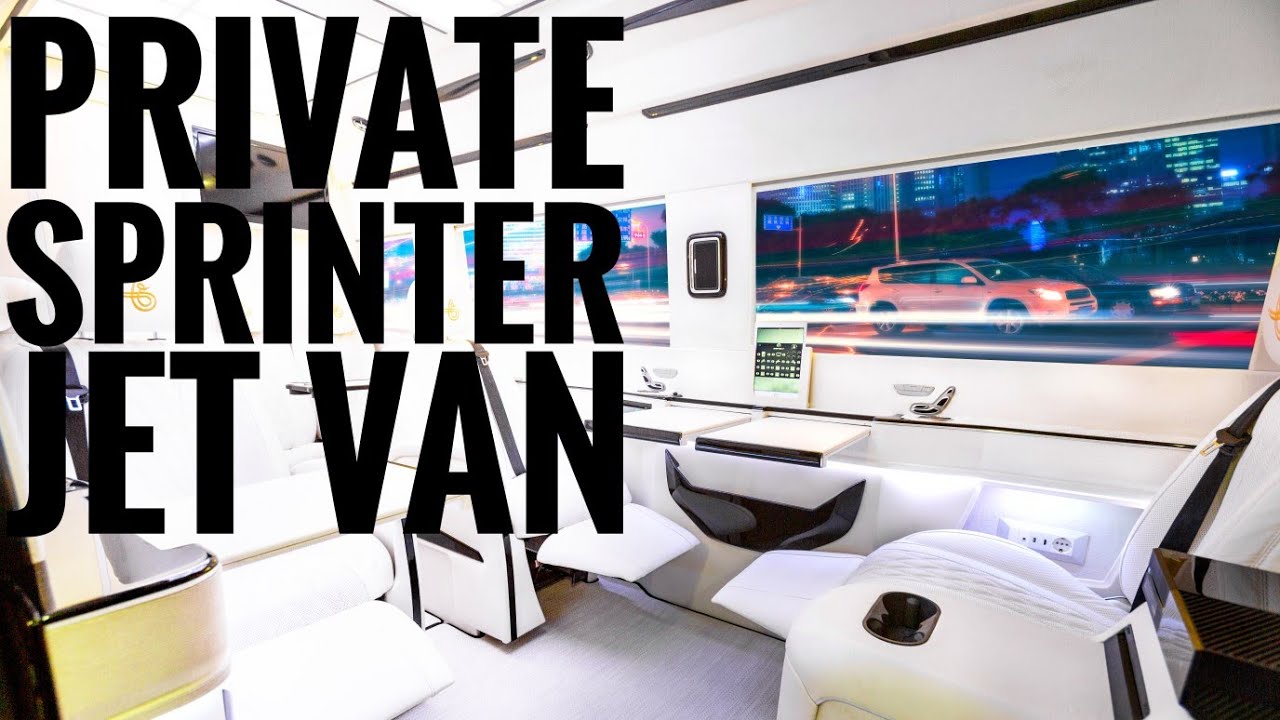 PRIVATE JET VAN, LUXURY VIP MERCEDES SPRINTER