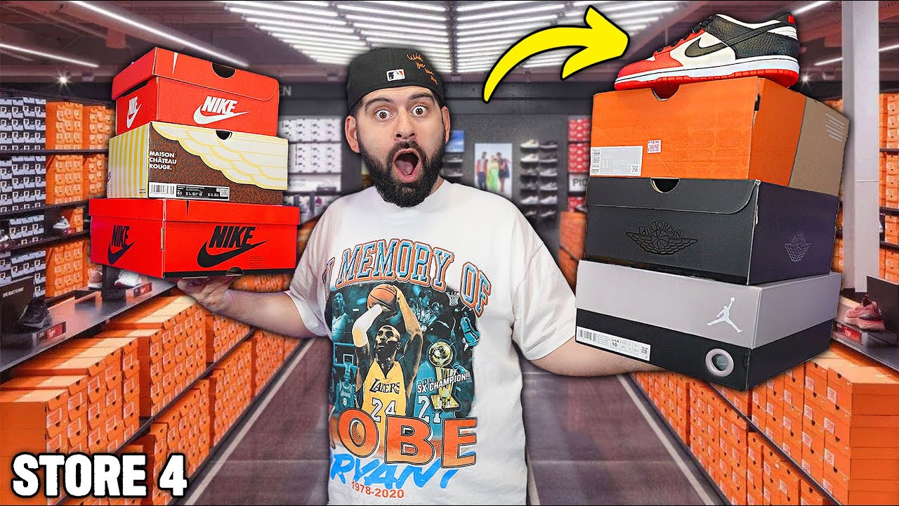ОБОЙДУ ВСЕ АУТЛЕТЫ NIKE В ЛА И КУПЛЮ ПО ОДНОЙ КРОССОВКЕ!! *МЫ НАШЛИ СУМАСШЕДШИЕ КРОССОВКИ ПО ДЕШЕ...