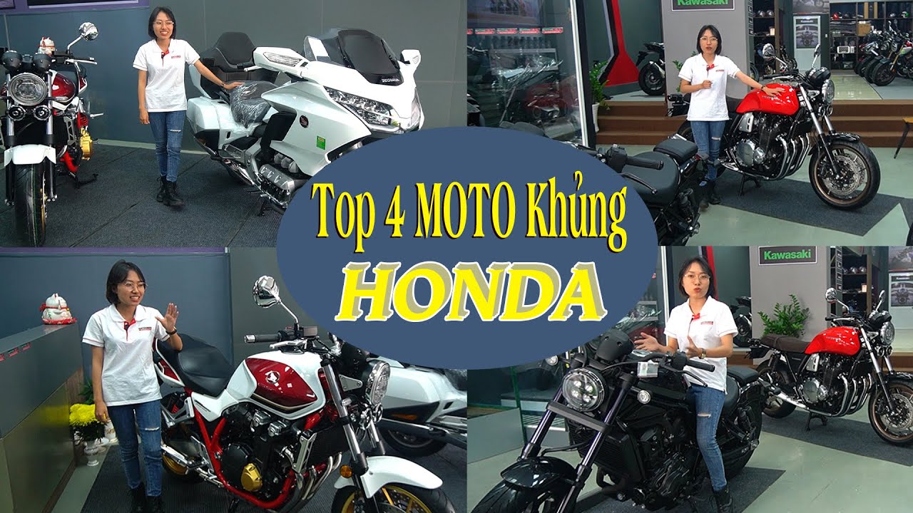 Top 4 moto Honda Phân khối lớn trên 1000 cc tại HCM