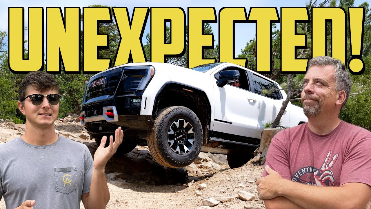 We See How the 2026 GMC Sierra EV AT4 Performs Off-Road: It Did NOT Go Like We Thought It Would!
