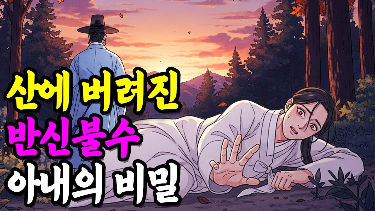 산 속에 홀로 버려진 반신불수 아내, 남편이 떠나자 벌떡 일어나는데..! |야담|만담|전설|옛날이야기|