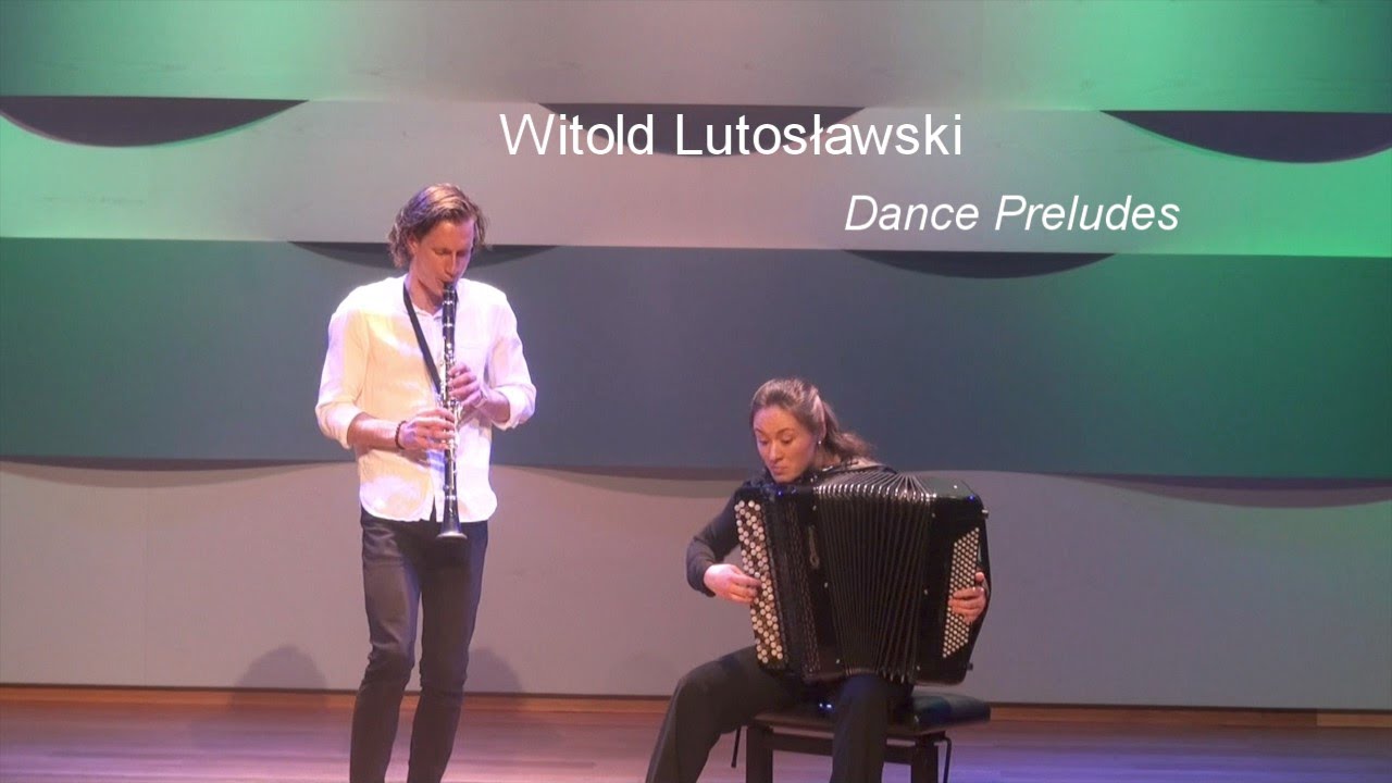 Witold Lutosławski: Dance Preludes (ACCORDION - CLARINET) Serotyuk Holmander Серотюк баян Accordeon