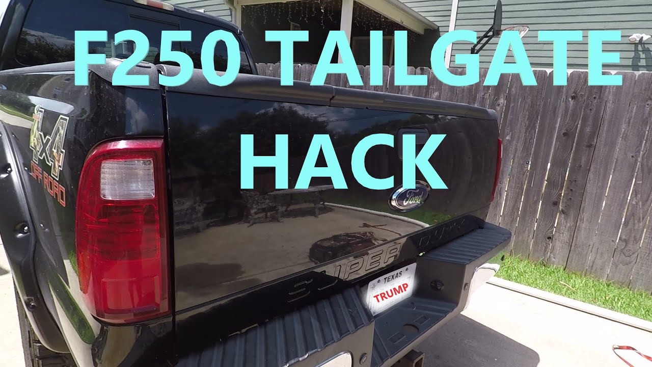 FORD F250 TAILGATE ANTI-THEFT HACK