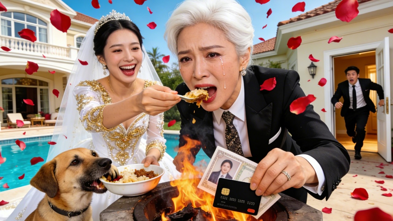兒媳誤把首富婆婆當成窮潑婦，竟讓婆婆和狗搶食！婆婆一個電話叫來999個保鏢，兒媳知道真相跪斷雙腿都於事無補！#短劇 #短劇全集 #短劇推薦