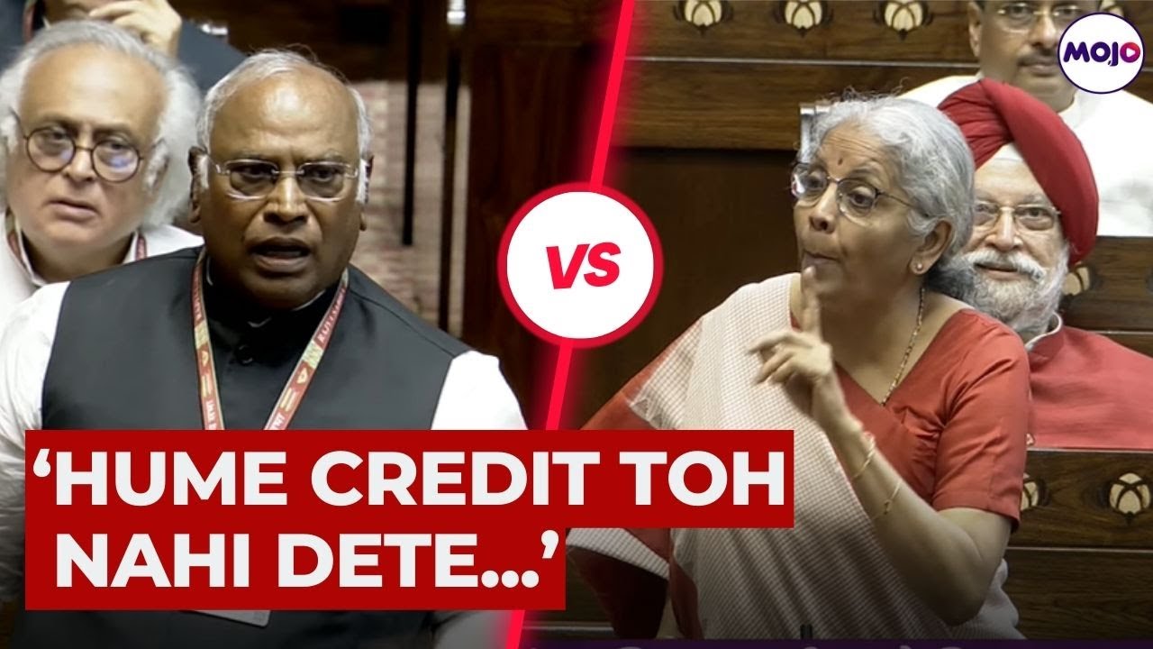 Mallikarjun Kharge Vs Nirmala Sitharaman: Heated Discussion Over Women's Reservation Bill