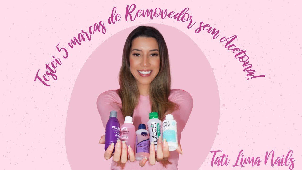 Testei 5 marcas de removedor de esmalte sem acetona