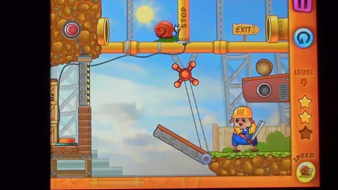 Snail Bob - геймплей (gameplay) - игра про улитку Боба (iOS)