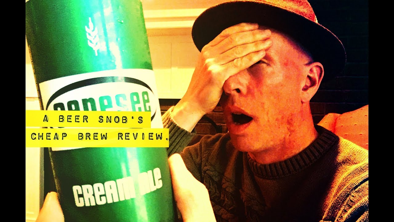 Genesee Cream Ale Beer Review by A Beer Snob's Cheap Brew Review